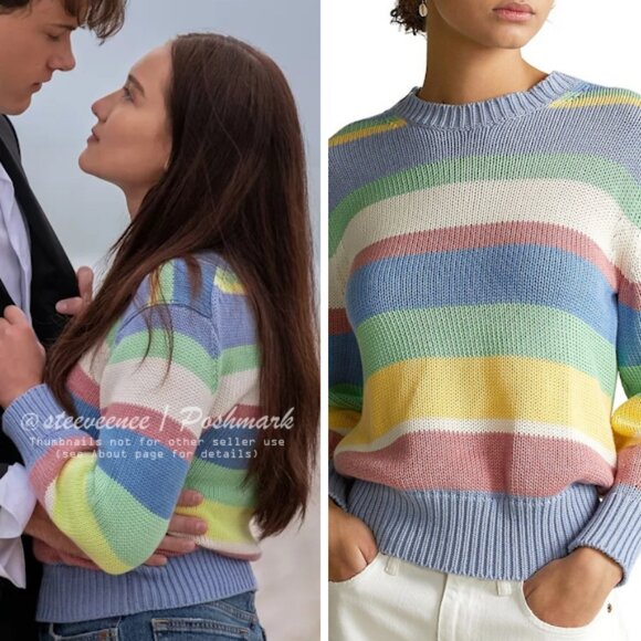 POLO Ralph Lauren Striped Sweater ASO Belly The Summer I Turned Pretty - Picture 1 of 14